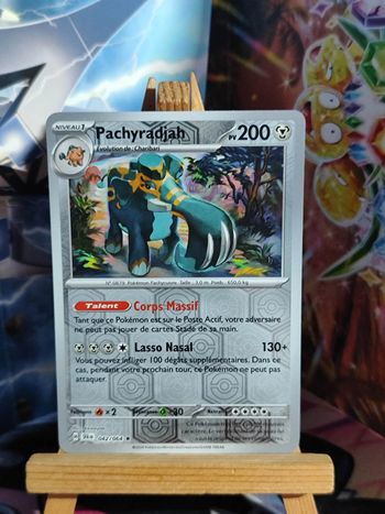 Pachyradjah reverse rare 42/64 Fable Nébuleuse