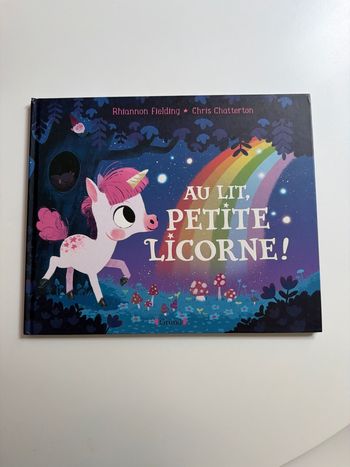 Livre Au lit Petite Licorne 