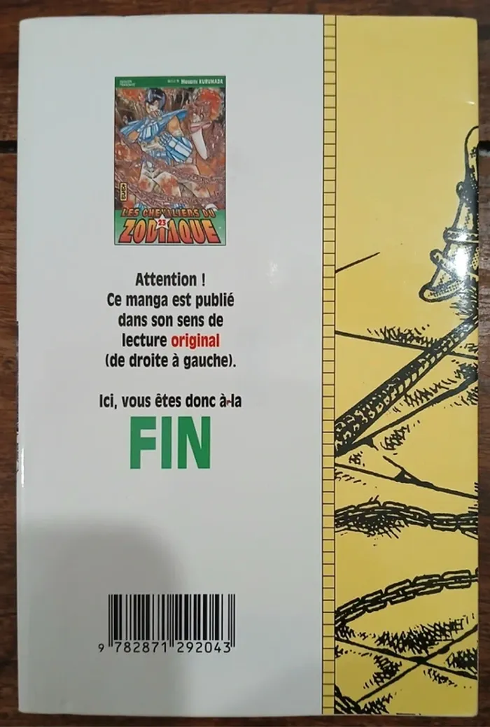 Les Chevaliers du Zodiaque Tome 23 Kana Français 🇨🇵 - photo numéro 2