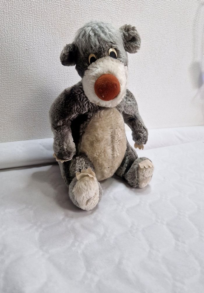 Peluche vintage , Disney , le livre de la jungle , Baloo - photo numéro 2
