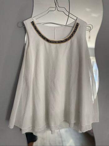 Debardeur blanc fluide