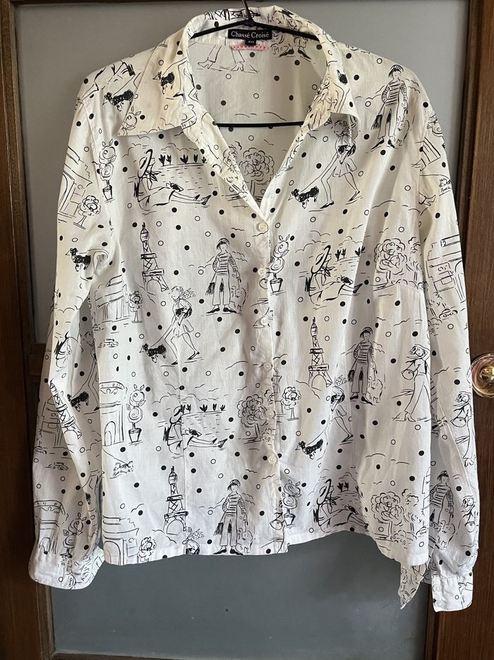 Chemise manches longues Paris (40)