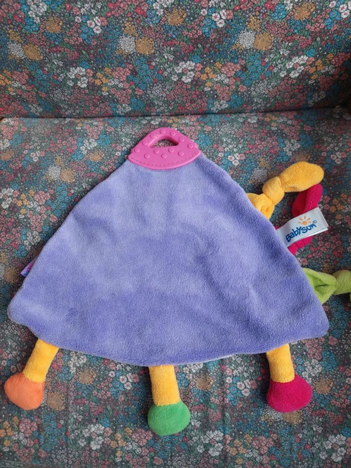 Doudou fusée multicolore Babysun - photo numéro 4