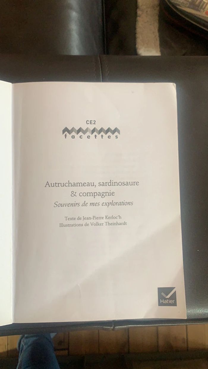 Livre autruchameau sardinosaure et compagnie - photo numéro 2