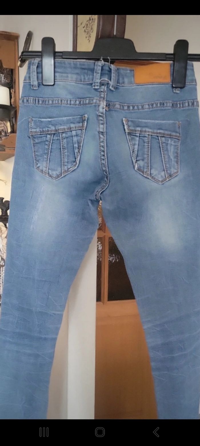 Jeans slim bleu - photo numéro 7