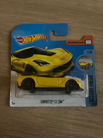 Miniature Hot Wheels Corvette C7 Z06