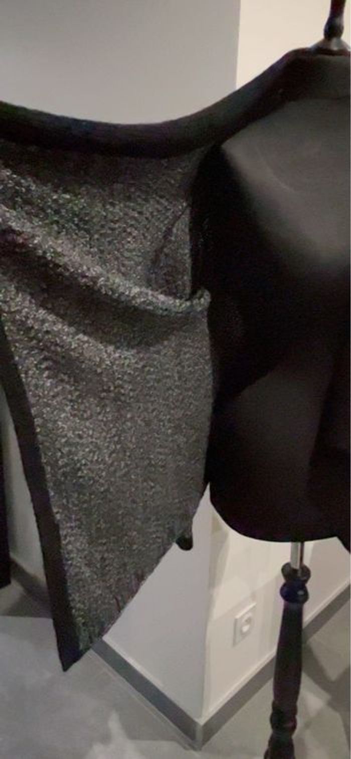 Gilet gris noir - photo numéro 9