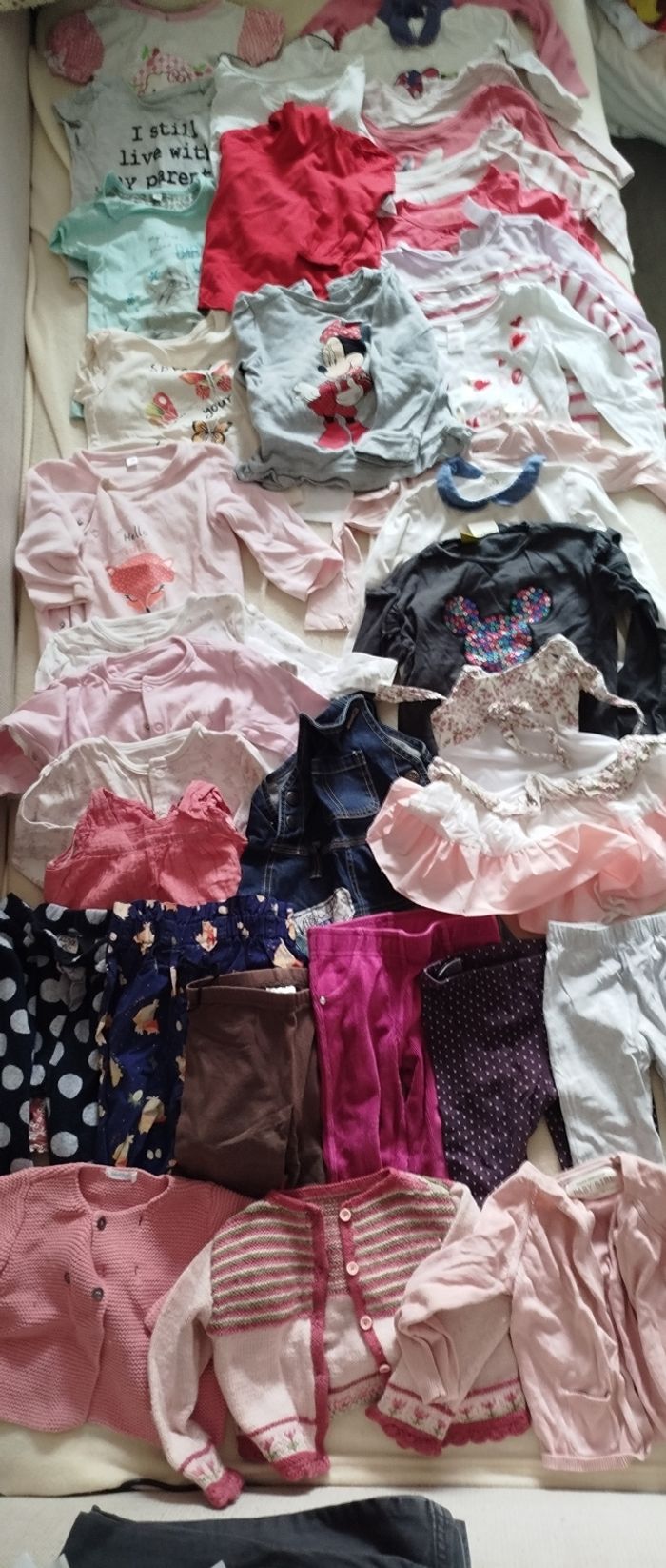 TAILLE 18 MOIS - 35 PIECES FILLE