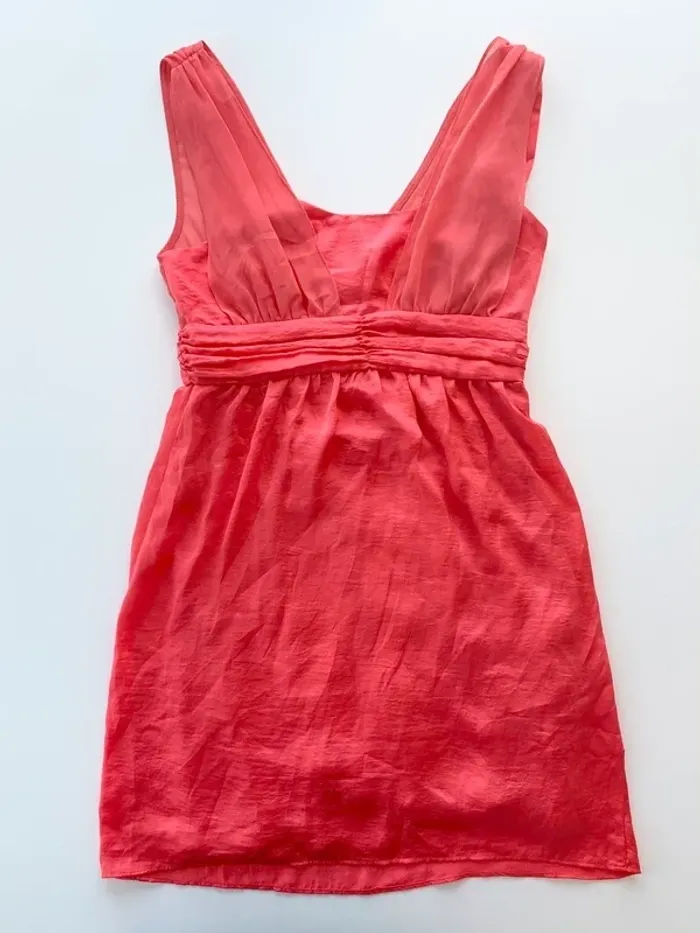 đž Robe corail Naf Naf Ă©lĂ©gante â Coupe flatteuse & finition soignĂ©e - taille xs - photo numĂ©ro 2