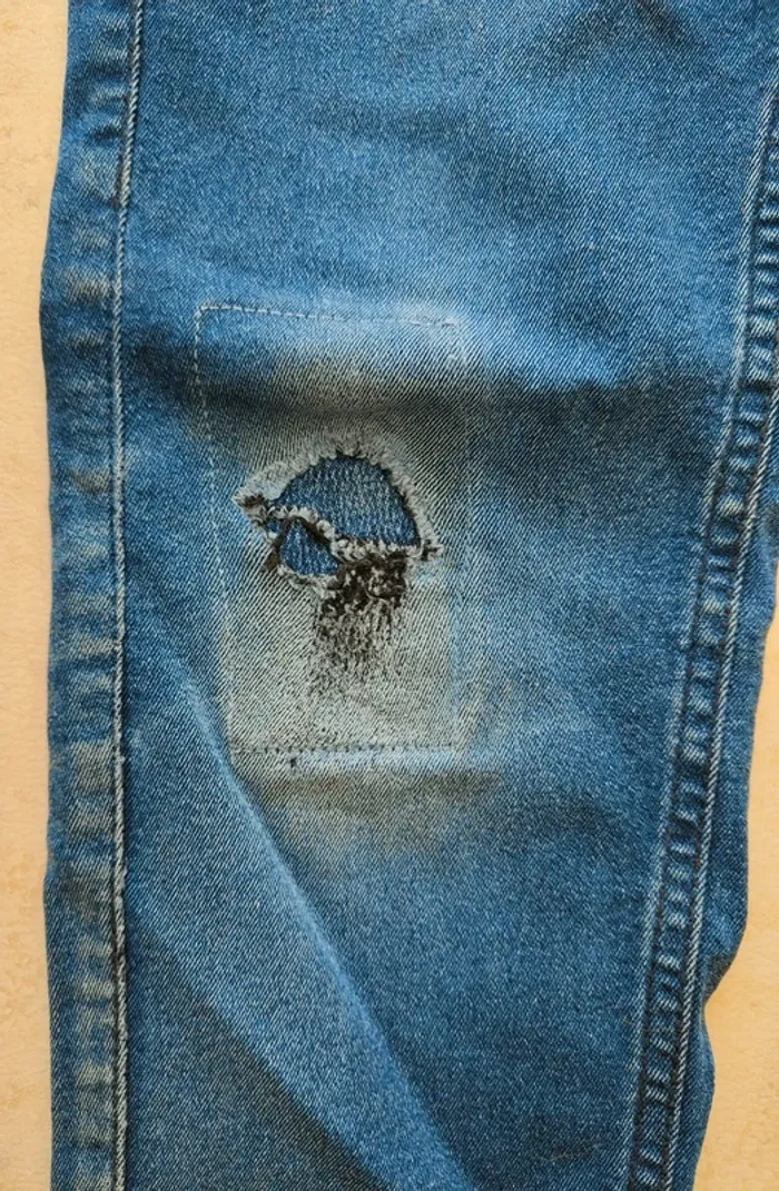 Jean 👖 bleu Terre de Marins Taille 10 ans - photo numéro 3