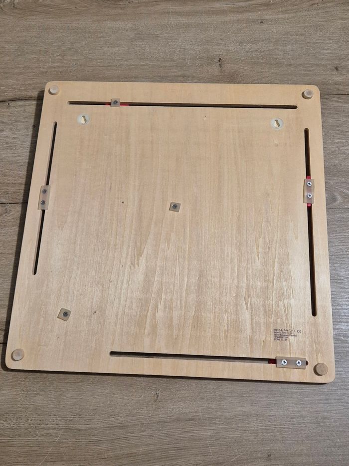 Calendrier horloge en bois - photo numéro 5