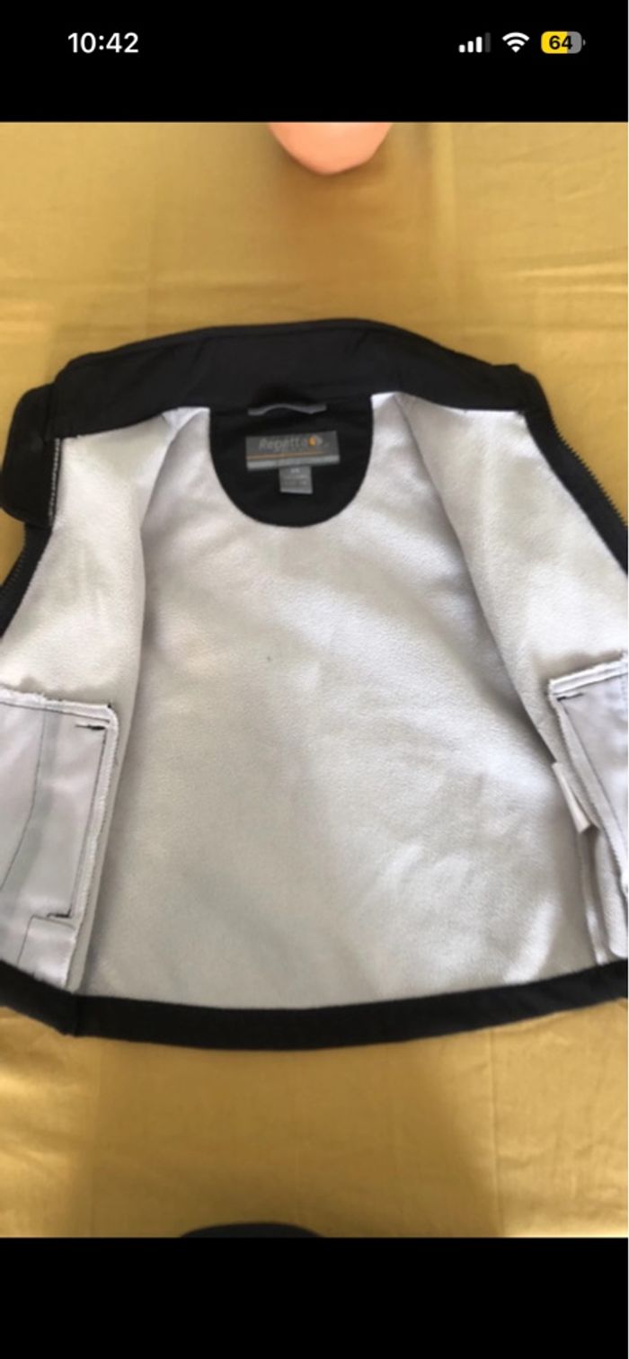 Veste imperméable Regatta noir garçon coupe vent 5/6ans - photo numéro 2