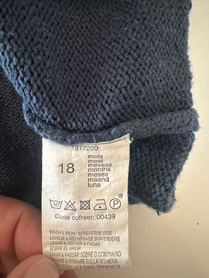 Gilet bleu marine - photo numéro 3
