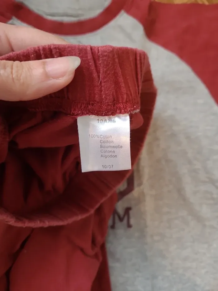 Pyjama été 10 ans - photo numéro 2