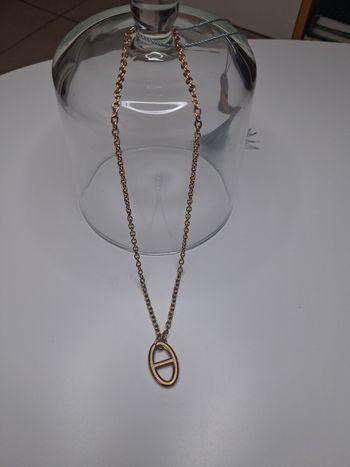 Collier maille marine 