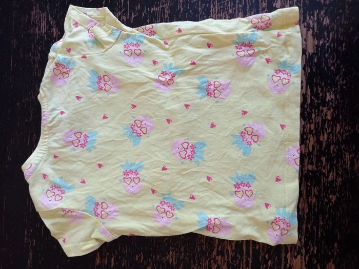 Tee-shirt MC Ananas 12 mois - photo numéro 4