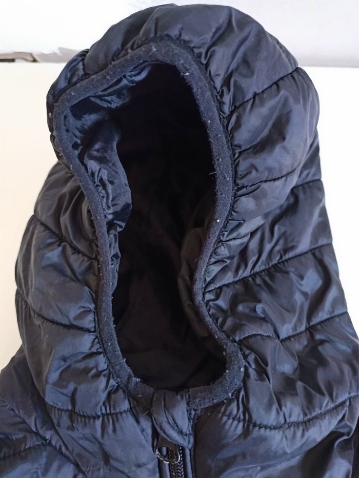 Manteau noir mi saison avec capuche 12 ans - photo numéro 6