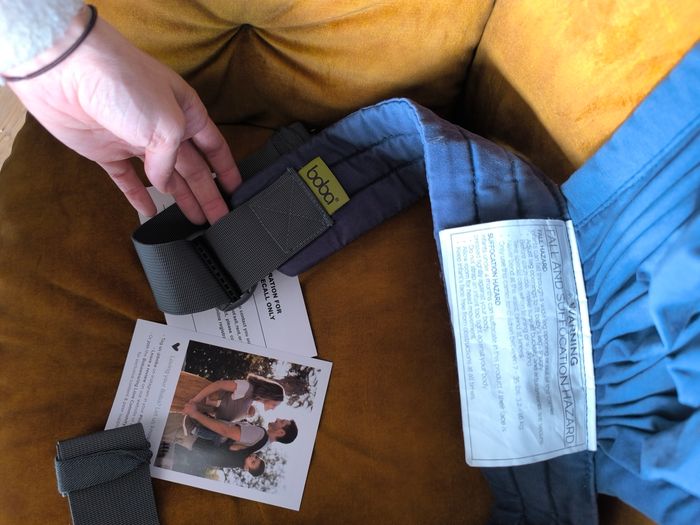 Porte bébé boba bliss bleu - photo numéro 9