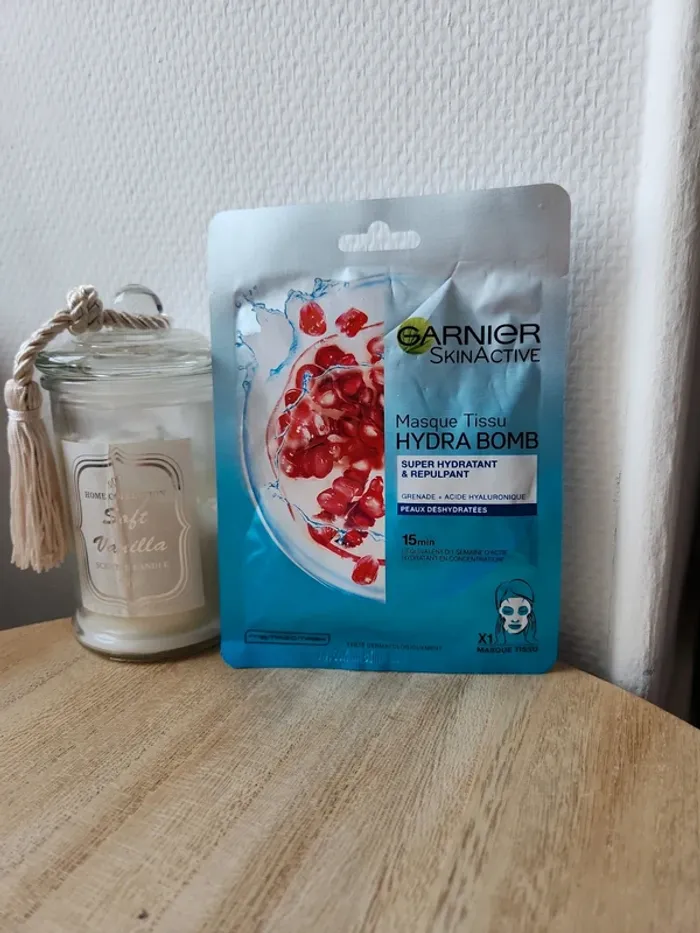 🌺Masque super hydratant et repulpant grenade + acide hyaluronique Garnier🌺