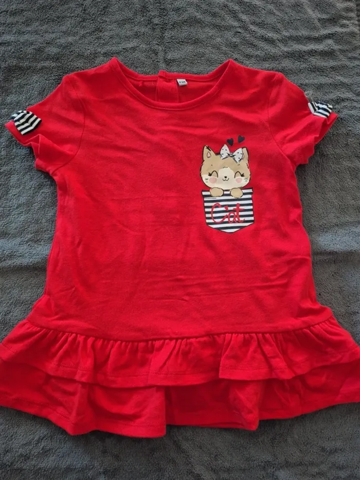 T shirt motif chat/cat