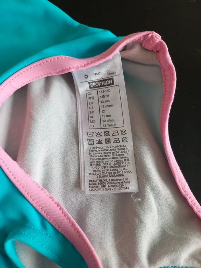 Maillot de bain fille 10/12 ans - photo numéro 4