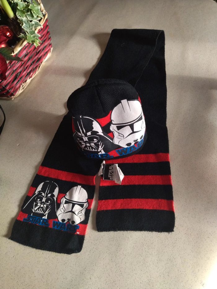 Écharpe TU+bonnet 52 cm Star Wars