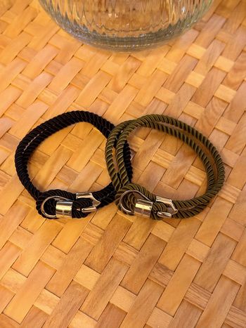 Bracelet navigateur cordon kaki - Rochet