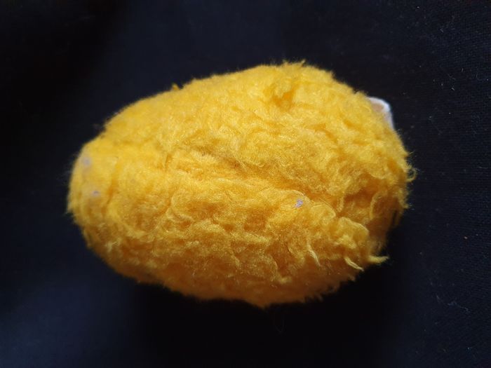 Rare peluche hochet œuf poussin jaune Création Chamti Ancien Hauteur 11 cm - photo numéro 3