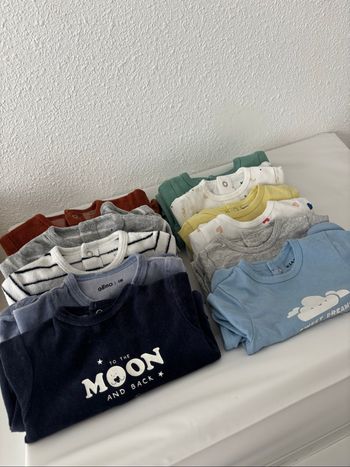 Lots de pyjama 1 mois velours/leger