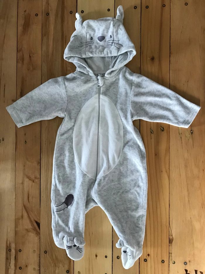 Combinaison à capuche souris