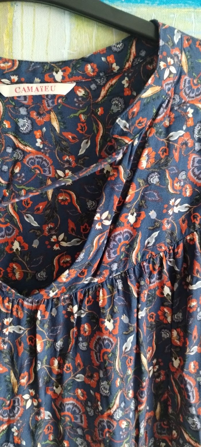 Blouse tunique fleurie - photo numéro 3