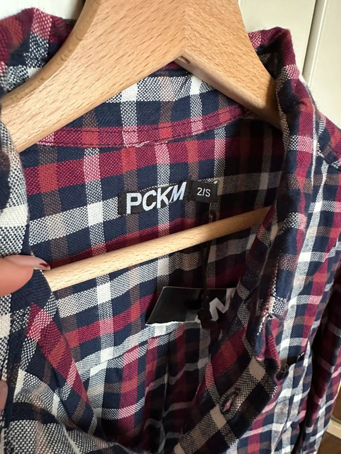 Chemise à carreaux neuve S - photo numéro 2