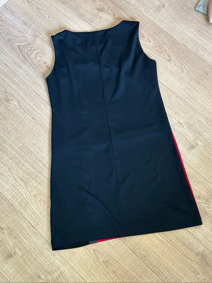 Robe noire et rouge sans manches Anna Field taille 40 bon état - photo numéro 8