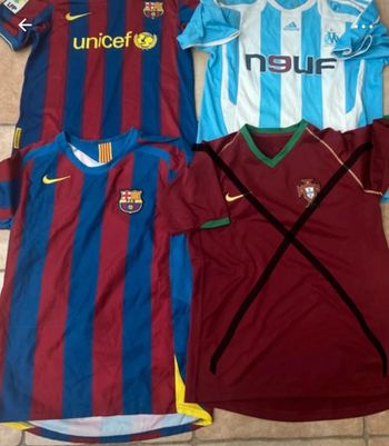 Lot de 3 maillots foot 12/13 ans