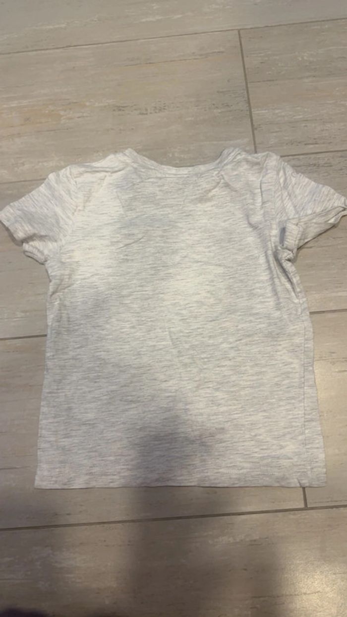 Tee-shirt gris chiné Tape à l’œil – Taille 3 ans (96 cm) - photo numéro 2