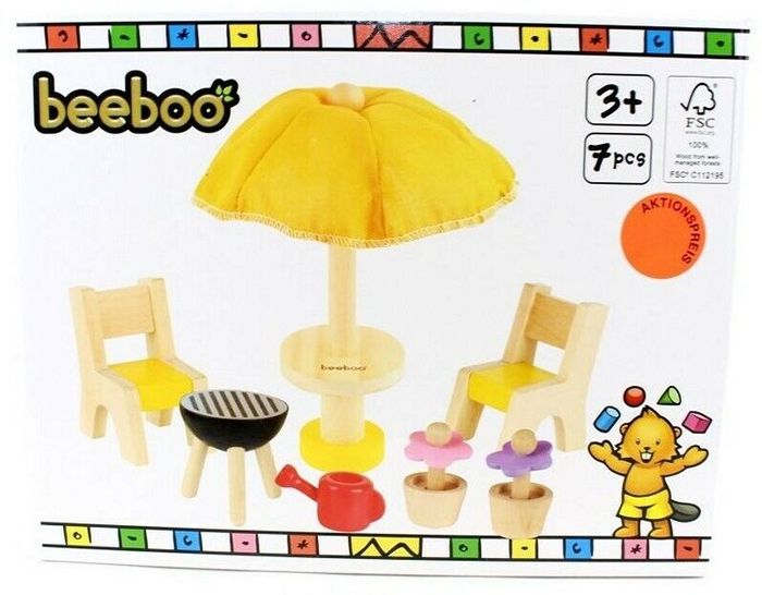 Beeboo Set de barbecue en bois