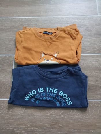 Lot de 2 sweats