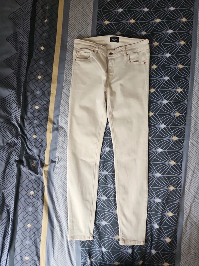 Jean skinny écru L/30 Vero Moda - photo numéro 2