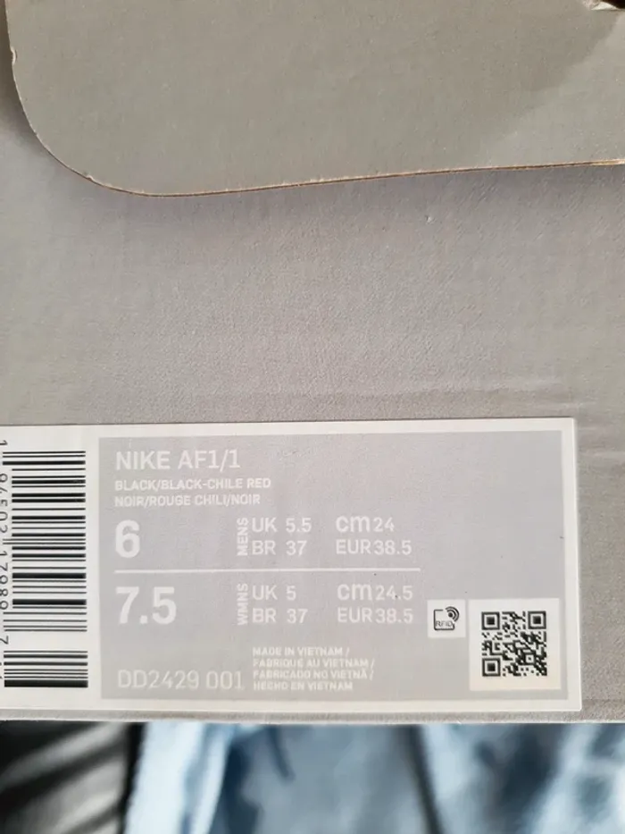 Nike air force 1 38.5 - photo numéro 7