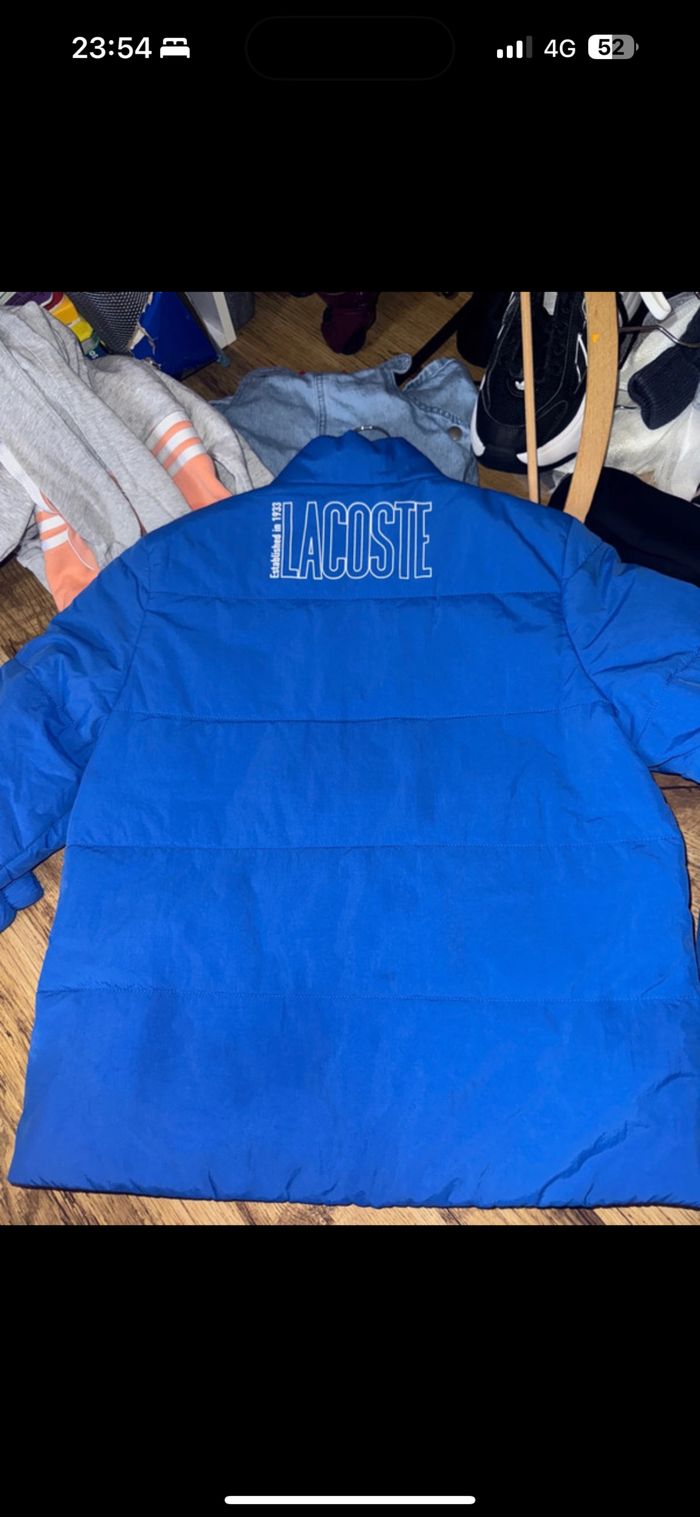 Veste manteau Lacoste - photo numéro 2