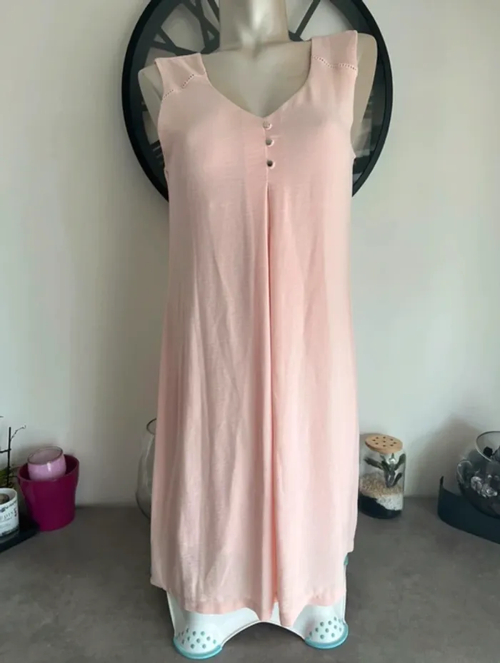 Robe bréal rose