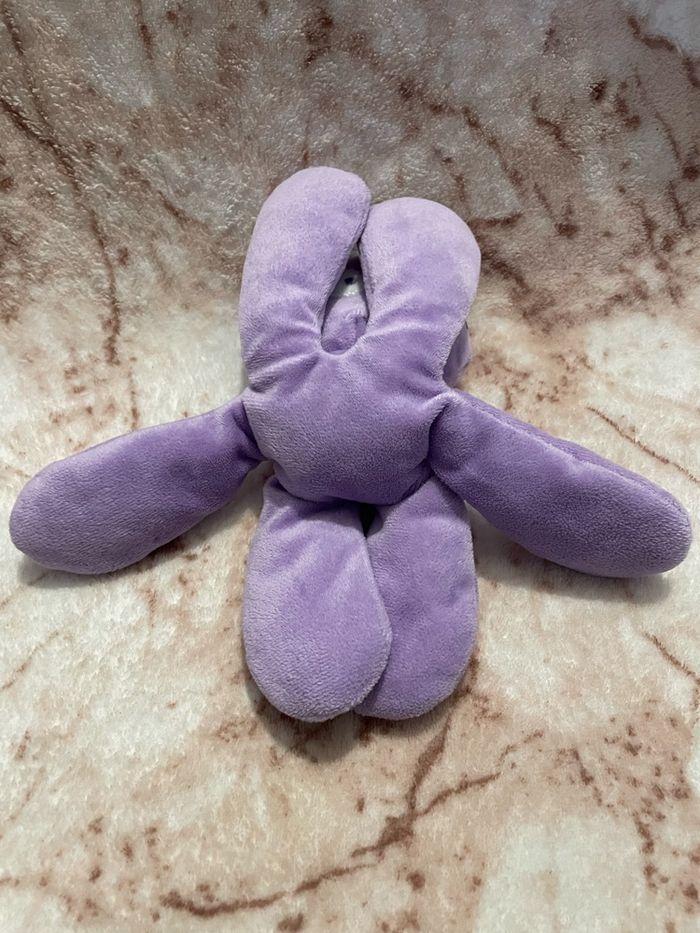 Doudou peluche pieuvre poulpe mauve violet Mots d’enfants - photo numéro 2