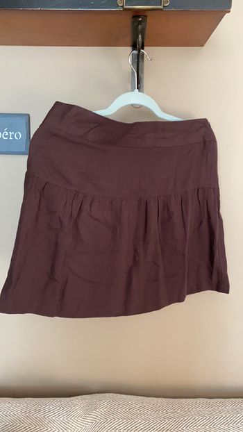 Jupe marron La City Taille 40