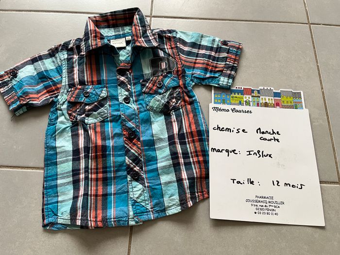 Chemise garçon 12 mois