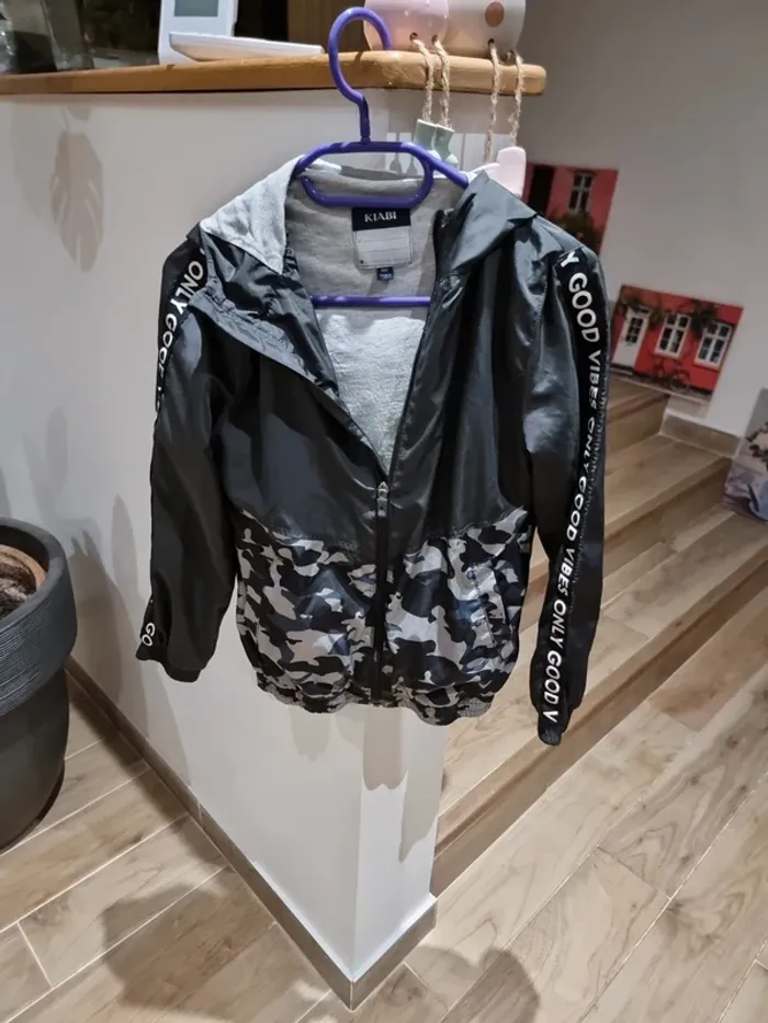 Veste kway doublée kiabi 10 ans