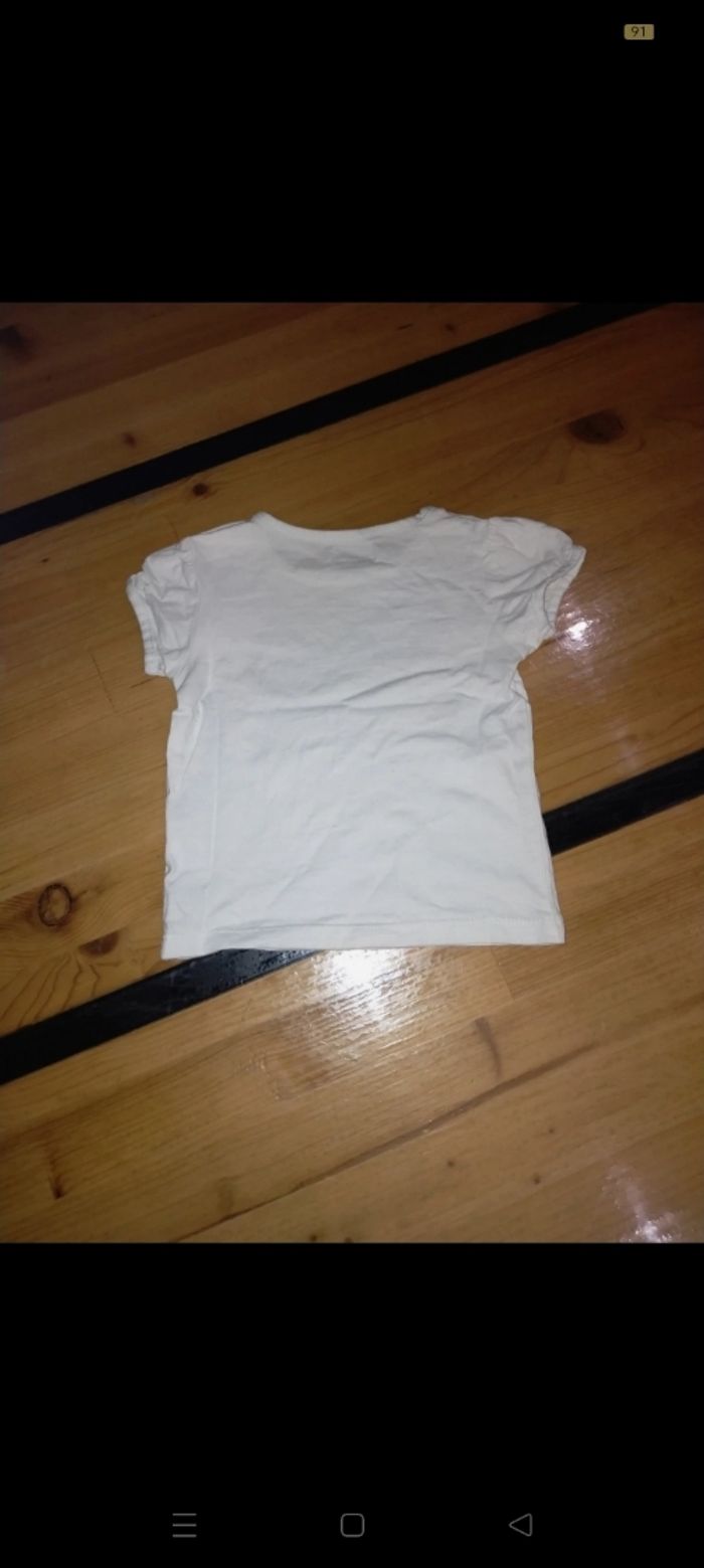 Tee-shirt fille 12 mois - photo numéro 3