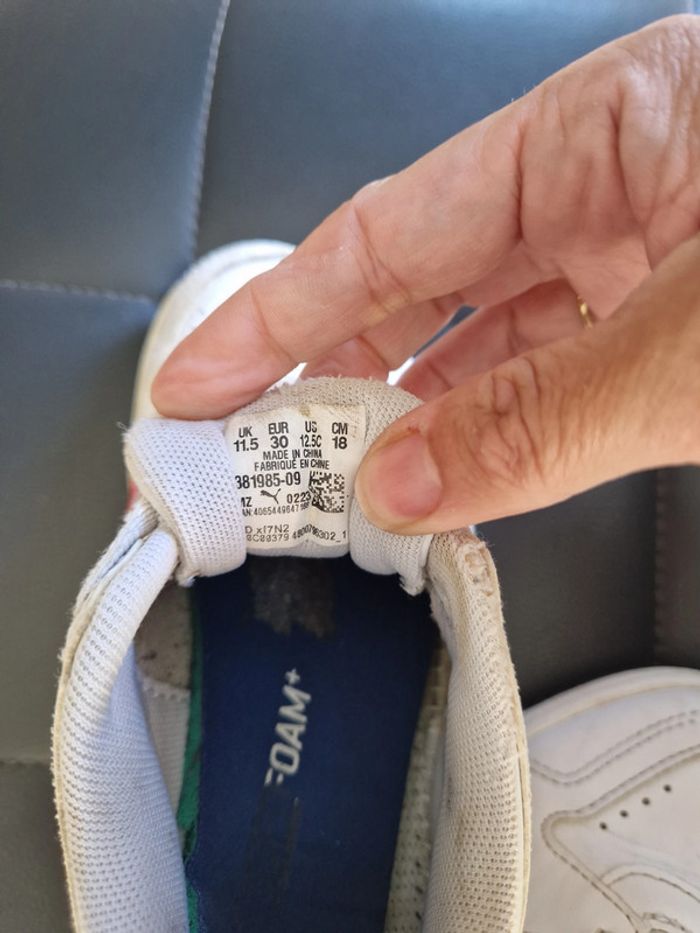 1 paire basket taille 30 puma - photo numéro 6