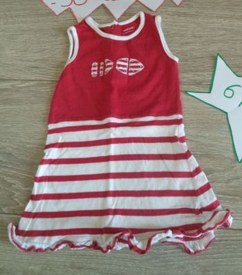 Robe rouge 6 mois