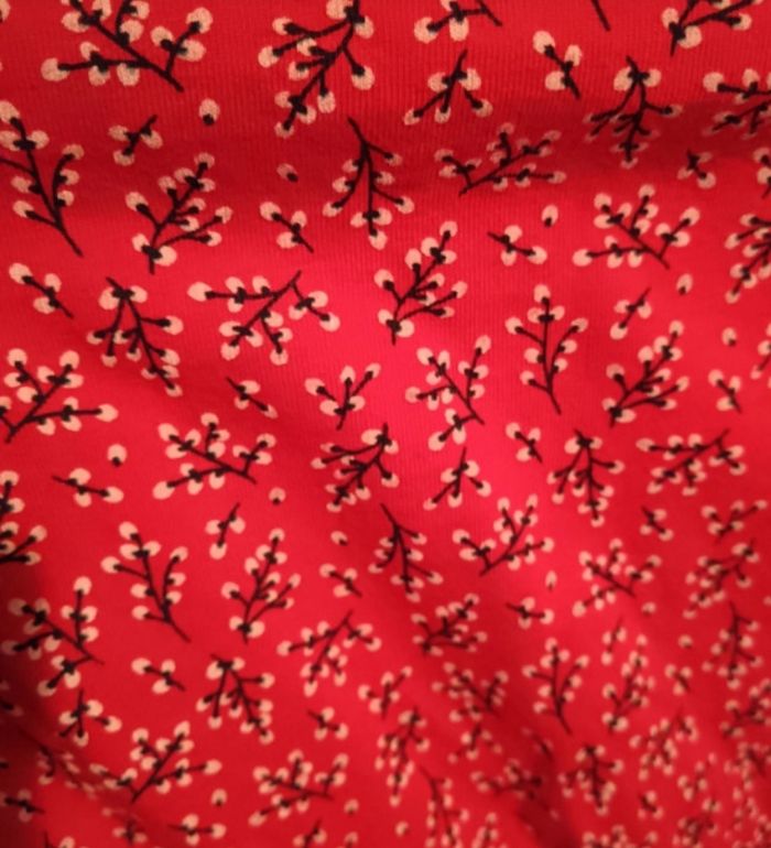 Robe fille rouge à motifs - photo numéro 3