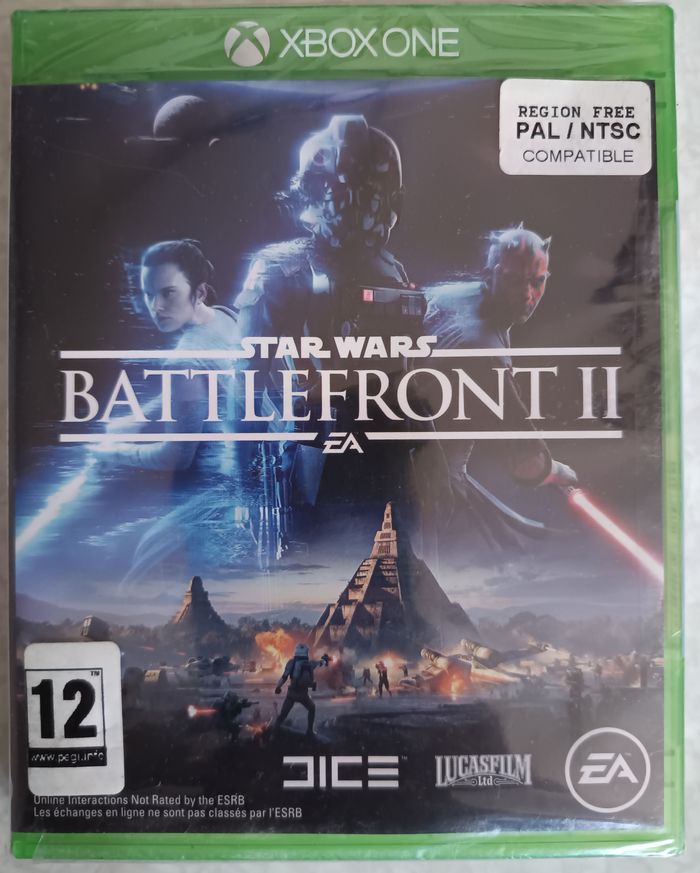 Star Wars Battlefront 2 Xbox One Neuf Sous Blister Région Free PAL/NTSC